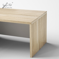 Bureau de direction de luxe, bureau de gestionnaire, ensemble de mobilier de bureau de direction, mobilier de bureau, bureau en bois de luxe