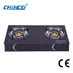 Nueva estufa de <span class=keywords><strong>gas</strong></span> con 2 quemadores, panel de vidrio portátil, <span class=keywords><strong>encimera</strong></span> de encendido electrónico de impresión CE, utensilios de cocina para uso doméstico - Product Image 3