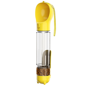 Dog Storage Container Portable Pet Dog Go Out Multi-Purpose Water Bottle With Garbage Storage Bag And Dog Food Container