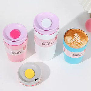 Tasse isotherme Owalala 20oz à double paroi en acier inoxydable, avec couvercle et paille, pour café et boissons – Nouveauté très demandée - Product Image 6