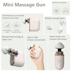 <span class=keywords><strong>Mini</strong></span> Pistola de Masaje de Viaje Inteligente JMK con Control de Tiempo - Alivio del Dolor Muscular Profundo para Cuello, Hombros, Muslos y Cuero Cabelludo, Pistola de Masaje de Bolsillo - Product Image 3