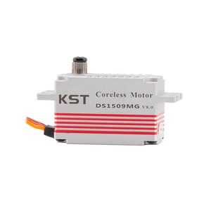 เซอร์โวมอเตอร์ดิจิตอลแบบ Low Profile Coreless รุ่น KST DS1509MG แรงบิด 12.8Kgf.cm ความเร็ว 0.07 วินาที ใช้ไฟ DC7.4V ทนอุณหภูมิ -10°C ถึง +65°C พร้อมเกียร์เหล็กชุบแข็งแบบตั้งโปรแกรมได้ - Product Image 2