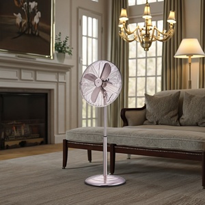 16 Inch Bệ Điện Đứng Fan Với Công Suất Cao Thiết Kế Mới Làm Mát Không Khí Kim Loại Fan Điều Khiển Cơ Khí - Product Image 6