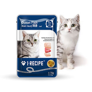 Nourriture humide saine pour chat 1 + Years Ocean Fish Loaf 70g Variété Saveurs Collations pour animaux de compagnie pour chats - Product Image 1