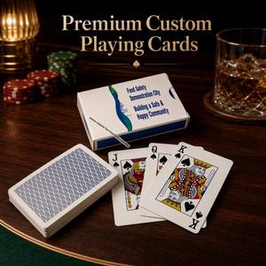 Cartes à jouer personnalisées OEM/ODM |   Jeu de cartes de poker de qualité supérieure |   Cartes-cadeaux promotionnelles pour entreprises |   Conception sur mesure en termes de taille/couleur |   Arrondi - Product Image 6