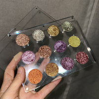 15 Couleur Rechargeable Acrylique Shimmer Ombre À Paupières Palettes Boîte Magnétique Cosmétique Maquillage Organisateur Beauté Poudre Casseroles Titulaire