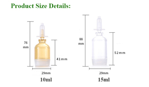 Nouveaux produits – Flacon ampoule transparent ambré en PS de 5 ml, 10 ml, 15 ml, forme bulbe, avec logo personnalisé, pour <span class=keywords><strong>acide</strong></span> hyaluronique et soins de la peau - Product Image 5