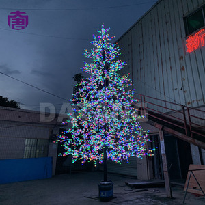 Outdoor Decorative LED Cherry Blossom <b>Tree</b> Light Iron Trunk Festival <b>Lighting</b> for Park Garden Plaza Mall Event Display for Sale - Product Image 1