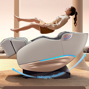 Professional Best Grey <b>Zero</b> <b>Gravity</b> Human Touch Stretch 4D Track Latest Electronic <b>Chair</b> Body Massager - Product Image 1