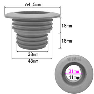 Bouchon anti-retour pour évier de cuisine, bouchon d'étanchéité pour tuyau de vidange de lavabo, pour pièges de plomberie de machine à laver - Product Image 1