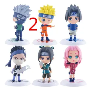 Goedkope Groothandel Anime Figuur Narutos Actiefiguren Verkocht In Sets 6 Stks/set