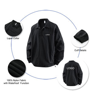 Camisetas Polo de Nailon de Manga Larga con Logotipo Personalizado, Cierre de Botones, Diseño Holgado, Camisetas Deportivas para Exteriores, <span class=keywords><strong>Envío</strong></span> Directo - Product Image 3