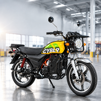 Moto électrique sans balais à moteur central 72V 3000W 4000W, vitesse maximale 80 km/h, pour livraison de marchandises, batterie lithium 50Ah