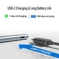 Longue durée de vie de la batterie tablette dessin en alliage d'aluminium stylet à pointe fine pour Microsoft Surface pour Asus Dell pour HP Acer autre
