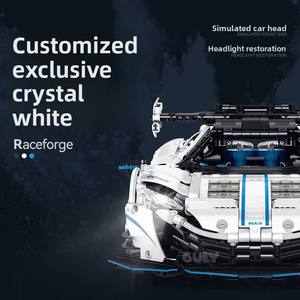 GULY 10652 Coche de Acrobacias Eléctrico de Plástico McLaren 1:10 de Alta Velocidad, Juguete de Bloques de Construcción, Compatible con Interiores y Exteriores, Edades 14+ - Product Image 2