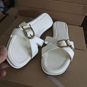 Sandalias Planas para Mujer al por Mayor, Estilo Personalizado con Logotipo, Talon Femme, Chanclas, Sandalias Deslizantes para Dama, Zapatos de Playa - Product Image 3