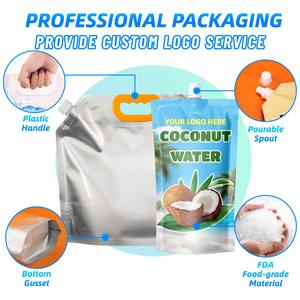 Richiudibile trasparente sacchetto beccuccio cibo per bambini Custom 25 50 100 150 250 500ml 1L Stand up succo di frutta sacchetto con ugello - Product Image 2