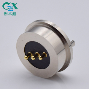 3pin không thấm nước từ POGO pin kết nối mùa xuân nạp nam nữ 360 mù hút DC tín hiệu thông tư kết nối - Product Image 2