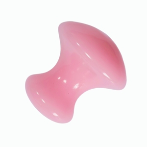 Cute Pink Resin Mushroom Massage Head Portable Manual Acupressure Stick for Face & Body Gift-ready Beauty Tool Factory Direct - Product Image 4