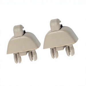 FOR Sun Visor Fixing <b>Hooks</b> 6RD857561 For Volkswagen Passat B7 Skoda Audi Gray Plastic Easy Installation Roof Mount - Product Image 3