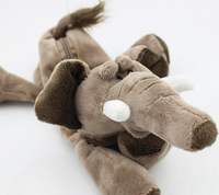 Nouveau mignon Jungle Animal en peluche maquillage sacs étuis à crayons tigre canard Lion éléphant en peluche boîte à crayons jouets PP coton