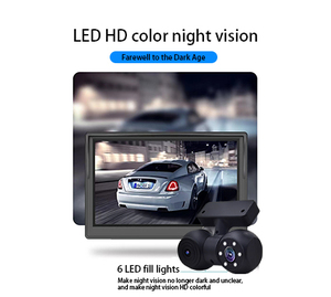 Fábrica OEM 1080 en cámara de coche <span class=keywords><strong>Taxi</strong></span> AHD USB Dashcam P con visión nocturna lente dual Cámara Ip para autobuses camiones - Product Image 2