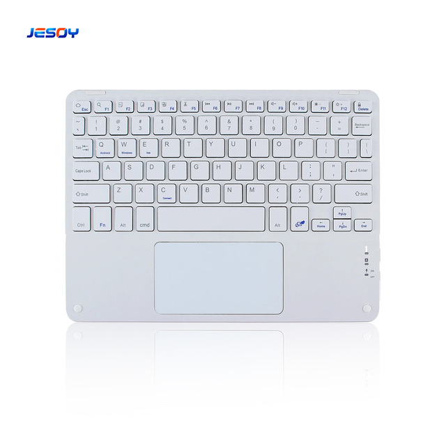 78 Keys Metal Touchpad With Tablets Laptop Smartphone Bluetooth Mini Wireless Keyboard for Ipad Pro Air 4 11 10.9 Inch