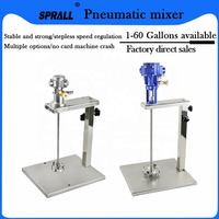 SPALL colle encre peinture Pigments émulsifiant agitateurs agitateur industriel pneumatique mélangeur Machine vitesse réglable 50G produits chimiques