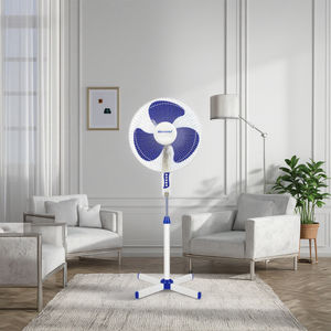 <span class=keywords><strong>Colonne</strong></span> de levage compacte et portable de 16 pouces <span class=keywords><strong>Ventilateur</strong></span> <span class=keywords><strong>sur</strong></span> <span class=keywords><strong>pied</strong></span> à base croisée <span class=keywords><strong>Ventilateur</strong></span> ménager léger en plastique - Product Image 2