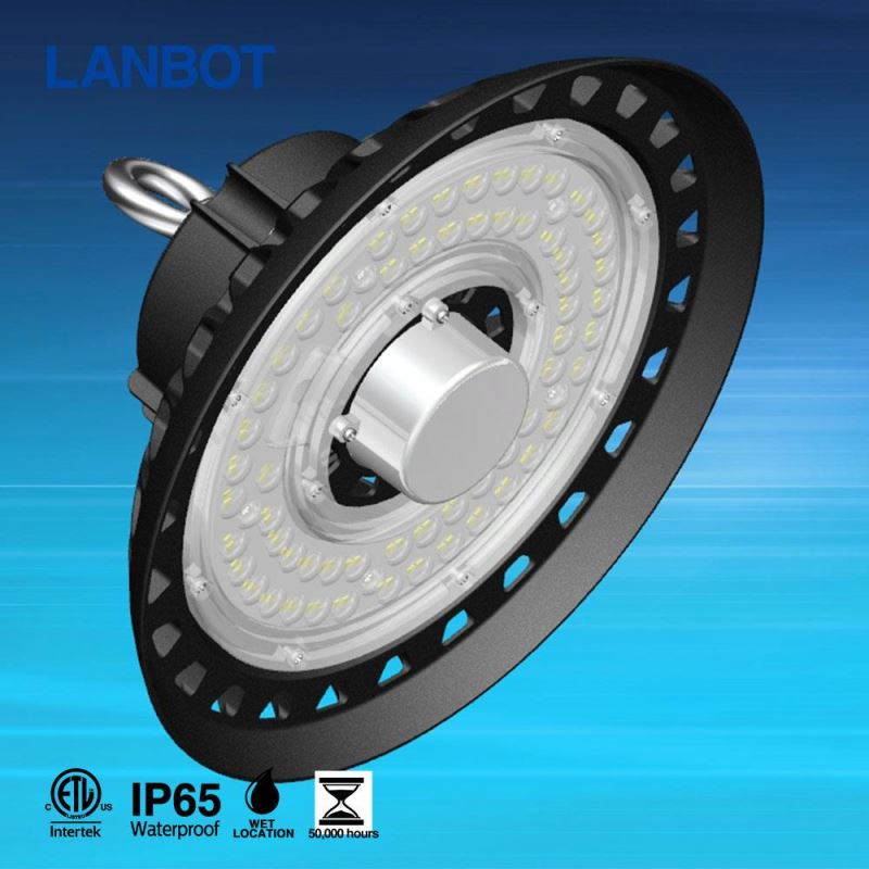 100W 150W 200W High Lumen Warehouse Basketball Court LED Dimmable Ufo Led High Bay Light