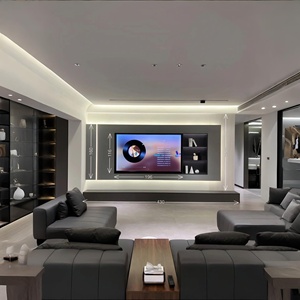 Set di Mobili Porta TV di Design Moderno, Parete Attrezzata Personalizzata per Soggiorno, Unità e Mobile TV - Product Image 6