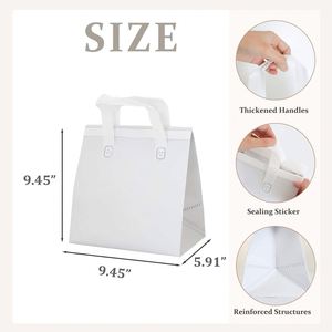 Eco-Friendly Coffee Milk Tea Takeaway Thermal Insulated Non-Woven Disposable Open Closure Color Portable Cooler Bag - Product Image 2