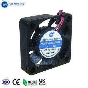 Ventilador de Refrigeración DC con Rodamiento Hidráulico AM3007M12, 12V 30x30x7mm, <span class=keywords><strong>Mini</strong></span> Enfriador de Plástico OEM con <span class=keywords><strong>3</strong></span> Cables Eléctricos - Product Image 3