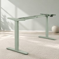 Table de travail informatique à moteur unique AOR, cadre métallique, design moderne, longueur extensible, bureau électrique ergonomique intelligent à hauteur réglable