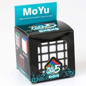 Cubo Mágico de Velocidad <span class=keywords><strong>Moyu</strong></span> Meilong Serie <span class=keywords><strong>5x5</strong></span> con Base Negra y Adhesivos, Venta al Por Mayor - Product Image 2