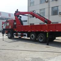 Grue de camion à bras articulé 4 étages 6,3T, Meilleure vente, Offre spéciale d'un fournisseur chinois, Dotée de composants essentiels