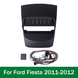 Voiture Navigation GPS stéréo pour <span class=keywords><strong>Ford</strong></span> <span class=keywords><strong>Fiesta</strong></span> <span class=keywords><strong>2011</strong></span> 2012 Radio Fascias cadre de panneau adapté 2 Din 9 pouces au tableau de bord unité principale écran stéréo - Product Image 3