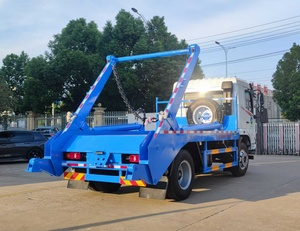 Highest Quality Dongfeng 8CBM 4x2 Hydraulic <strong>Compactor</strong> Arm Roll Container Garbage <strong>Bin</strong> Skip Loader Garbage Truck Swing Arm - Product Image 6