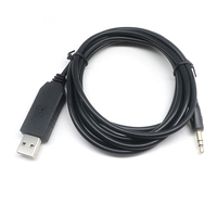 Cable USB Tipo A 2.0 Macho a Conector de Audio de 3.5mm y 3 Polos, Conexión de Red Estable para Programación de Dispositivos