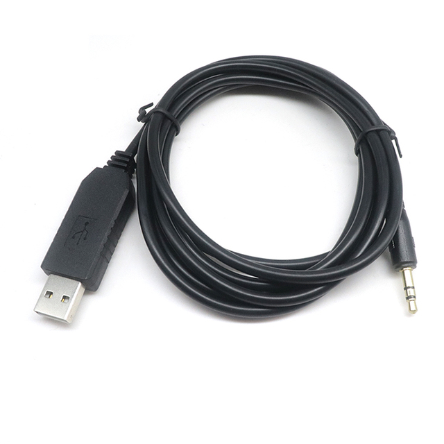 Usb Type a 2.0 Male to 3.5mm 3-Pole Audio Jack Cable Stable Network Connection for Device Programming
