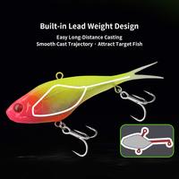 Leurre de pêche souple vibrant 13,4 cm/67 g à queue fourchue avec plomb et hameçon triple, yeux 3D, leurre artificiel pour la pêche en eau salée