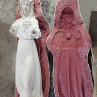 Moules Sur Mesure pour Statue d'Ange en Béton, Moules en Fibre de Verre Grandeur Nature pour Statue de Jardin, Moule en Ciment pour Sculpture