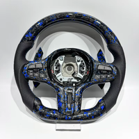 Volant en fibre de carbone forgée LED de qualité OEM pour BMW, séries E46 M3 X5 E53 E63 X1 F48 E84 E61 E34 E60 M5 E43 328i E90 F30