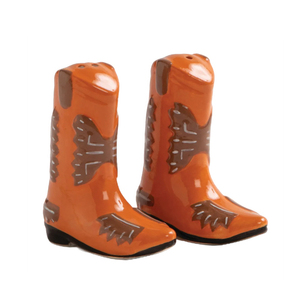 Accessoires <span class=keywords><strong>de</strong></span> cuisine faits à la main, bottes <span class=keywords><strong>de</strong></span> <span class=keywords><strong>cowboy</strong></span> occidentales en céramique décoratives rustiques <span class=keywords><strong>de</strong></span> ferme, salières et poivrière - Product Image 3