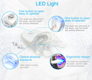 Prodotti per lo sbiancamento dei denti con luce blu, dispositivo per lo sbiancamento dentale a luce LED, kit professionali per lo sbiancamento dei denti - Product Image 2