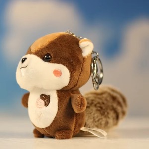 Lindo Peluche de Ardilla Pequeña, Muñeco de Peluche de Dibujos Animados, Juguete Infantil, Colgante para Mochila, Llavero - Product Image 5