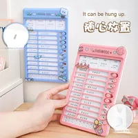 Tableau de planification quotidienne multifonctionnel pour enfants avec cartes de récompense, idéal pour les vacances d'été et l'organisation à domicile des élèves