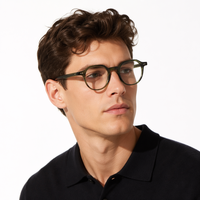Lunettes de vue rondes vintage unisexes en acétate, monture optique de qualité supérieure, logo personnalisé
