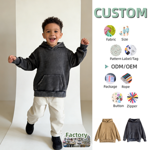 Veste d'hiver décontractée pour enfants, <span class=keywords><strong>gilet</strong></span> à capuche en polaire flocon de neige pour garçons, sweat à capuche pour garçons, manteau matelassé chaud pour bébé, manches longues - Product Image 1