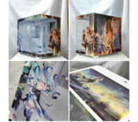 Customized M-ATX Sea View Room Visualization New Design Computer Case Cool Towers PC Case Featuring Character Themed Metal